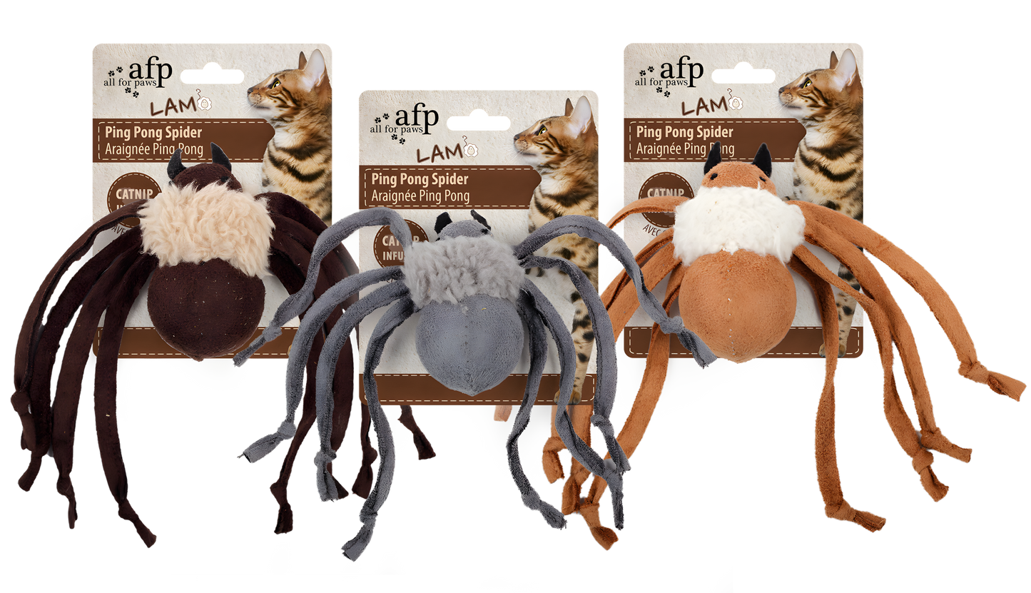 AFP Lambswool - Ping Pong Spider by Hoffreund