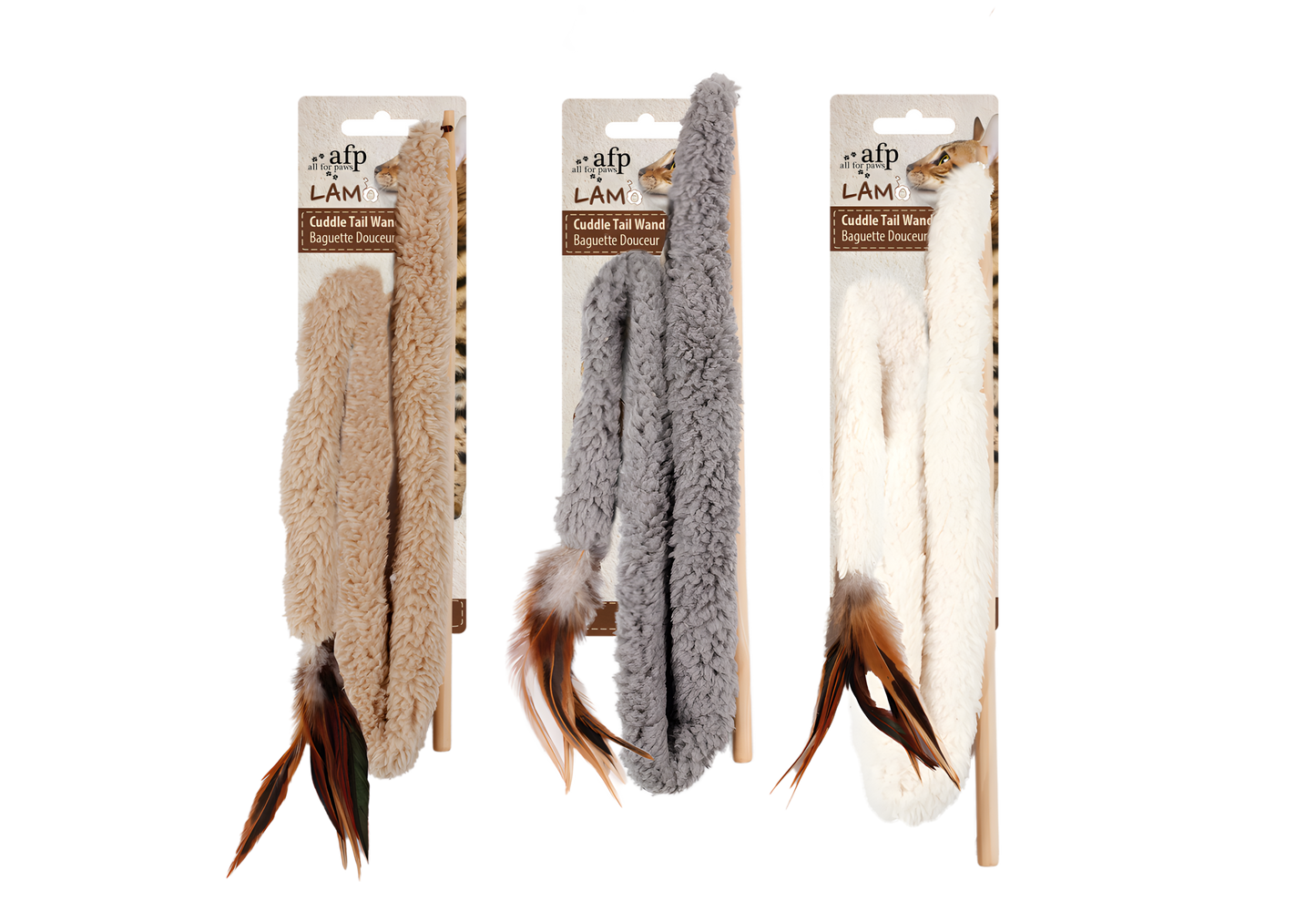 AFP Lambswool - Cuddle Tail Wand by Hoffreund