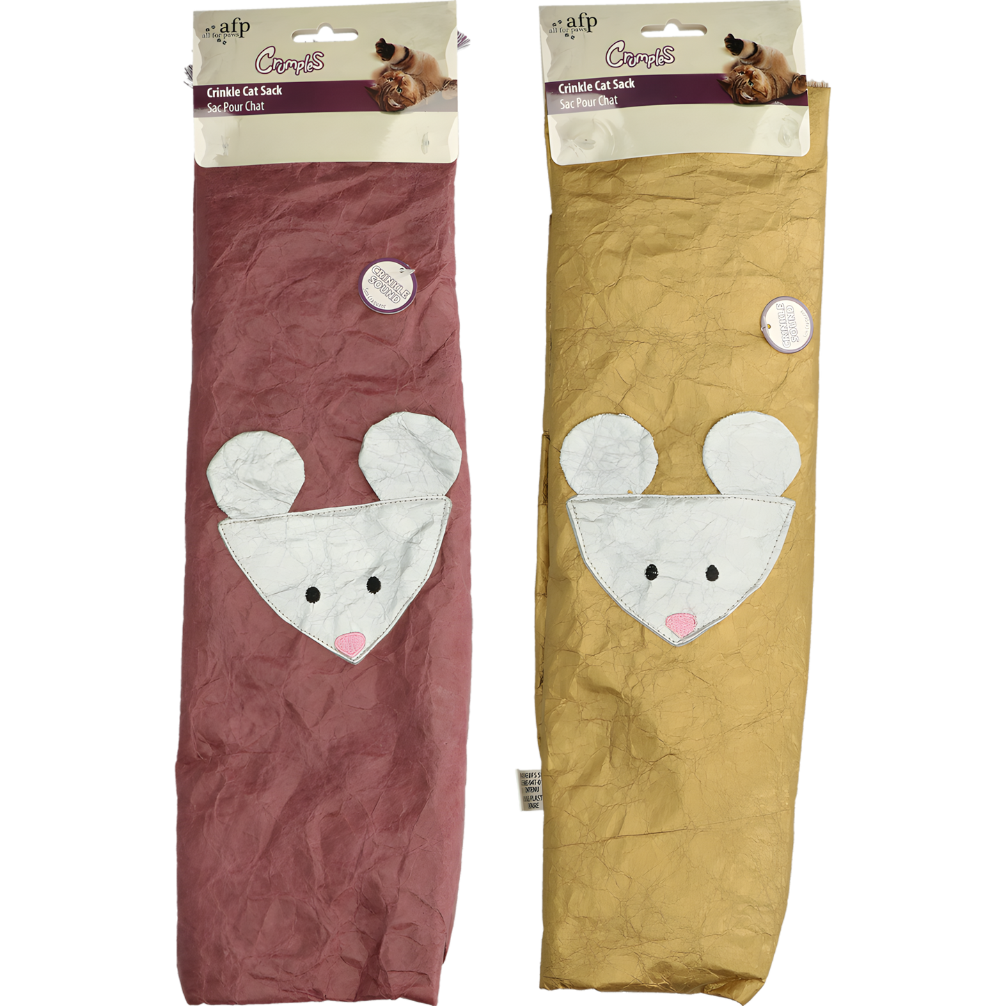 AFP Crumples - Crinkle Cat Sack Lila by Hoffreund