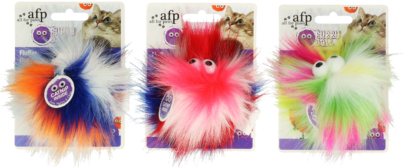 AFP Furry Ball - Fluffy Ball Gelb