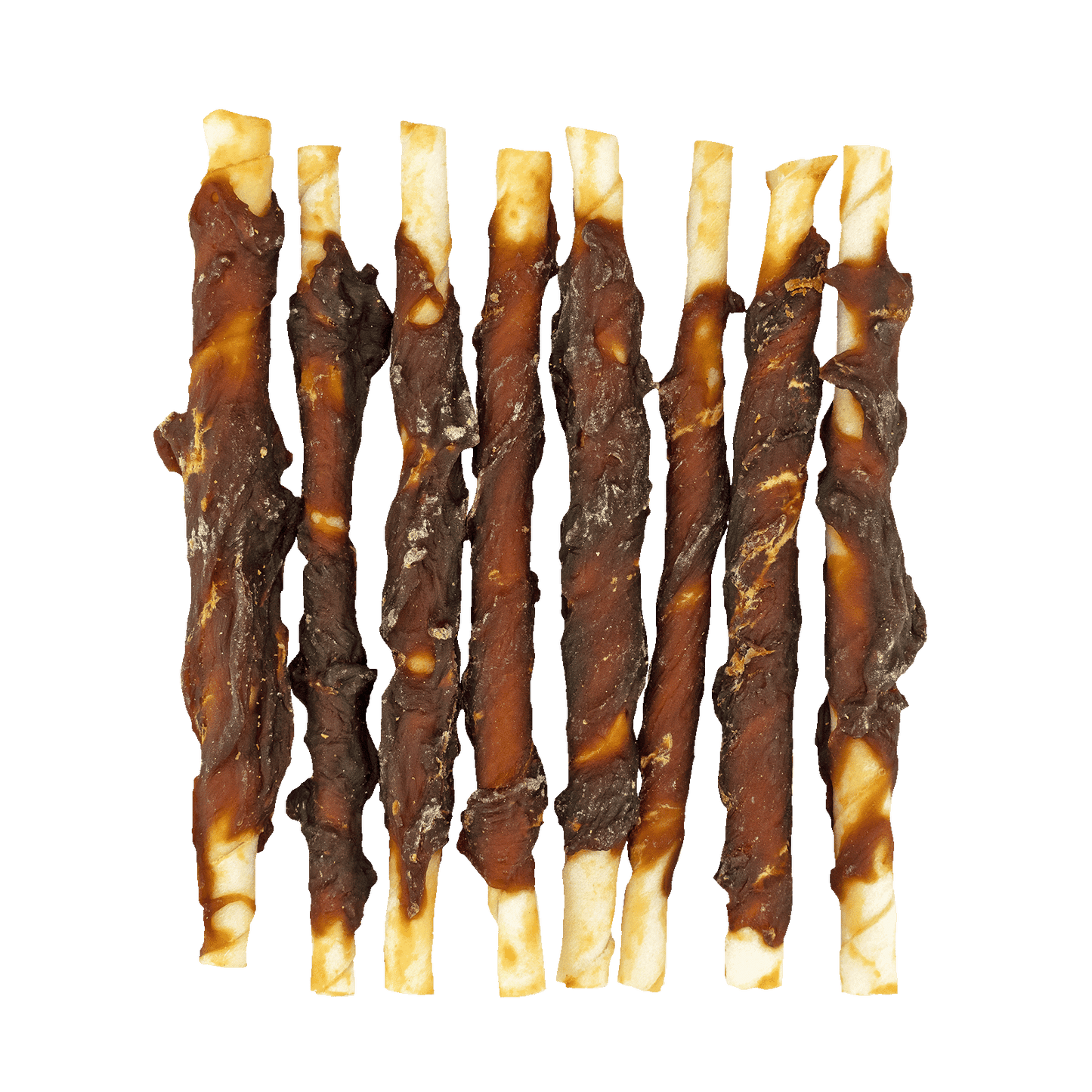 Braaaf Rawhide Roll Sticks Ente - 8 St.