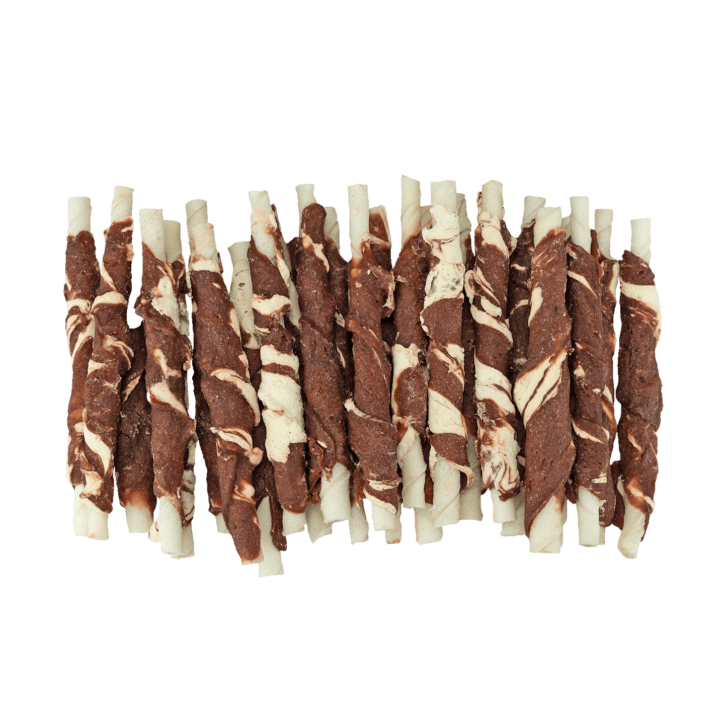 Braaaf Rawhide Roll Sticks Lamm & Fisch - 25 St. by Hoffreund
