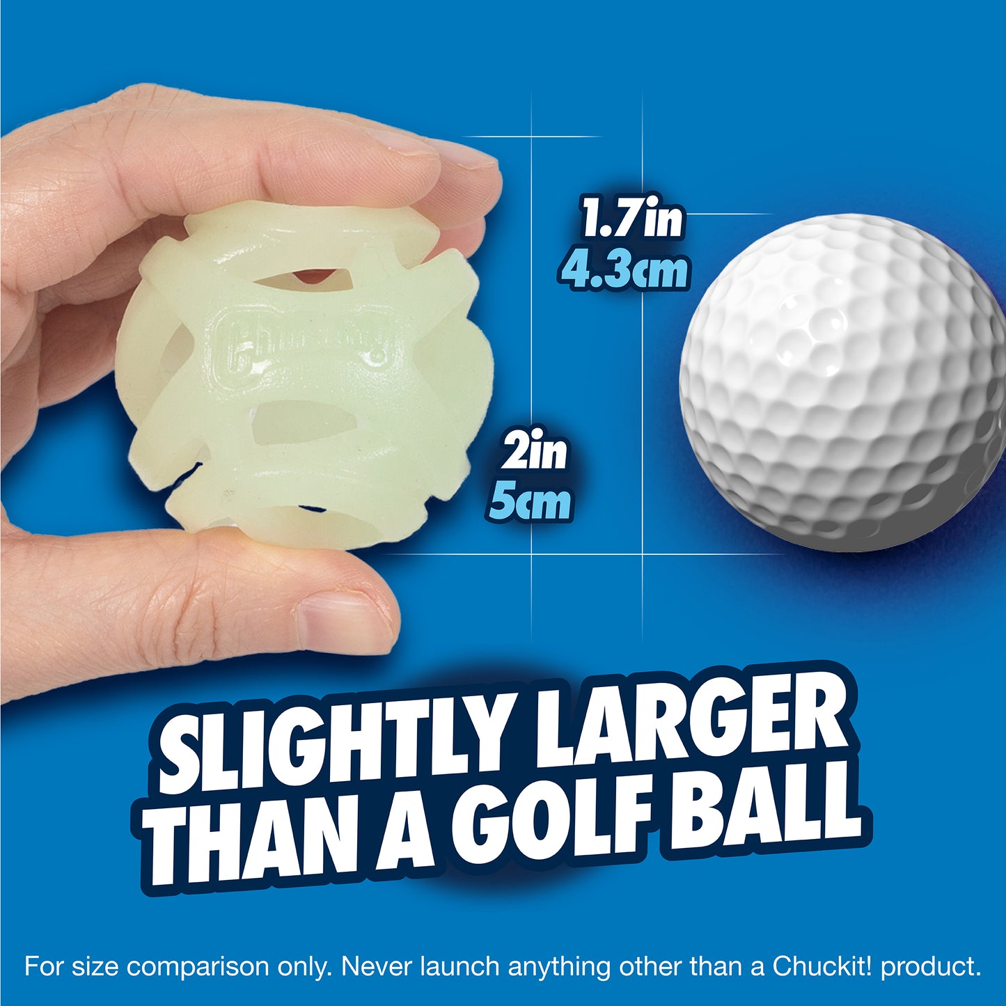 Chuckit! Air Glow Fetch Ball S (2-pack)