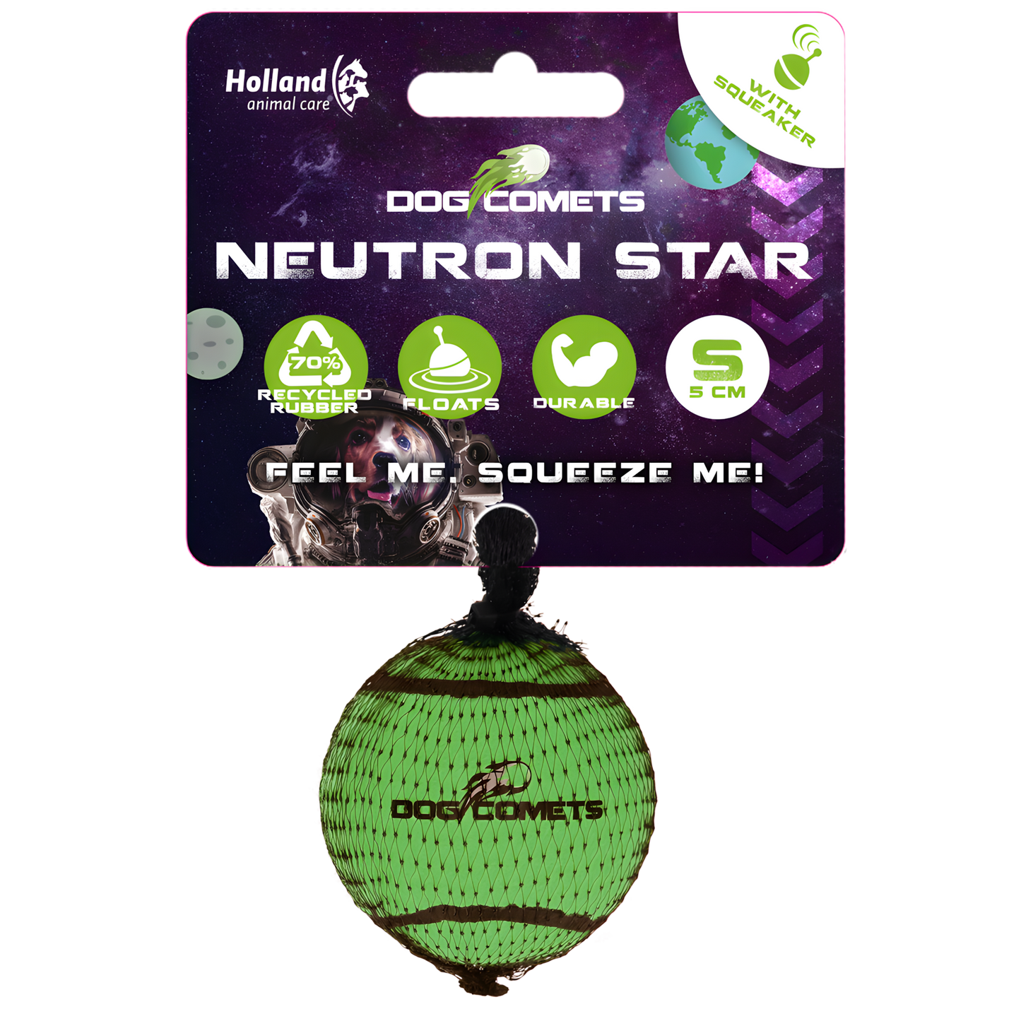 Dog Comets Neutron Star Tennisball Mit Quietscher S Grün by Hoffreund