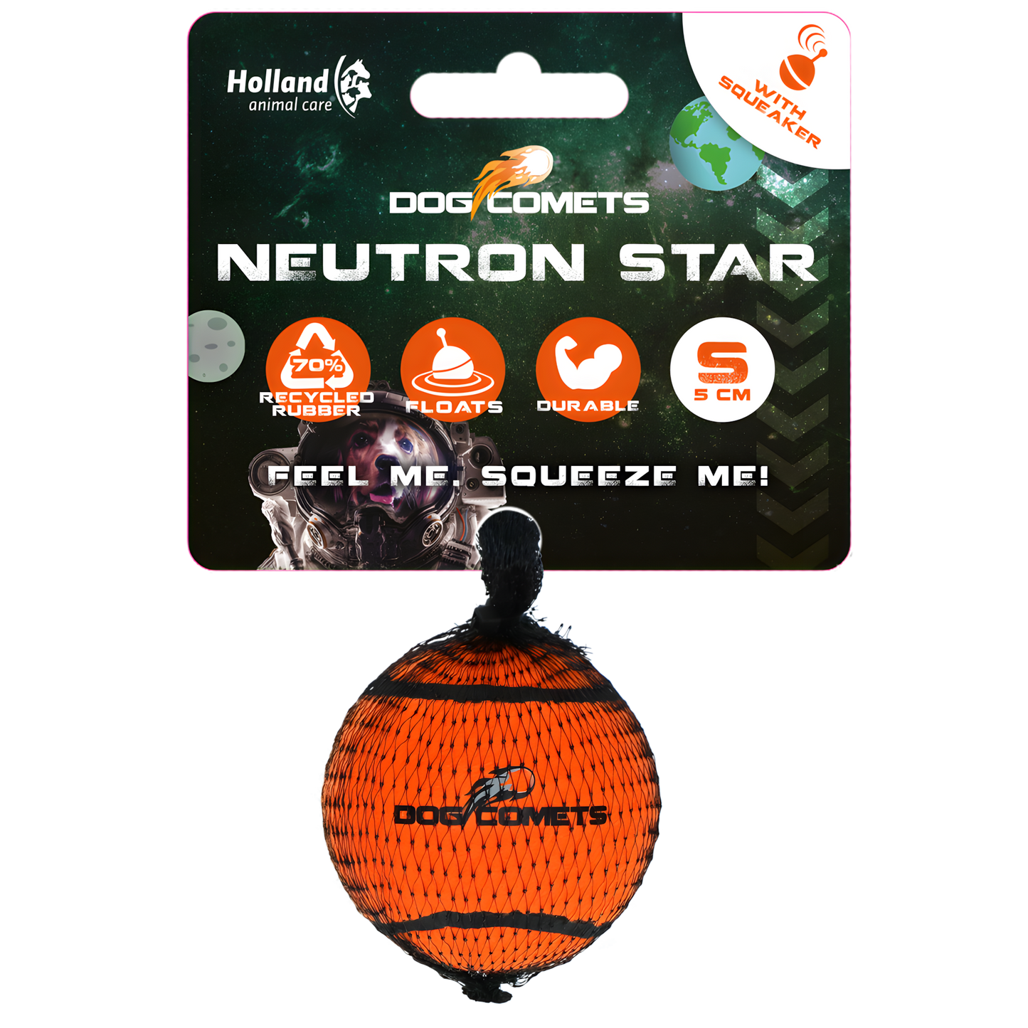 Dog Comets Neutron Star Tennisball Mit Quietscher S Orange by Hoffreund