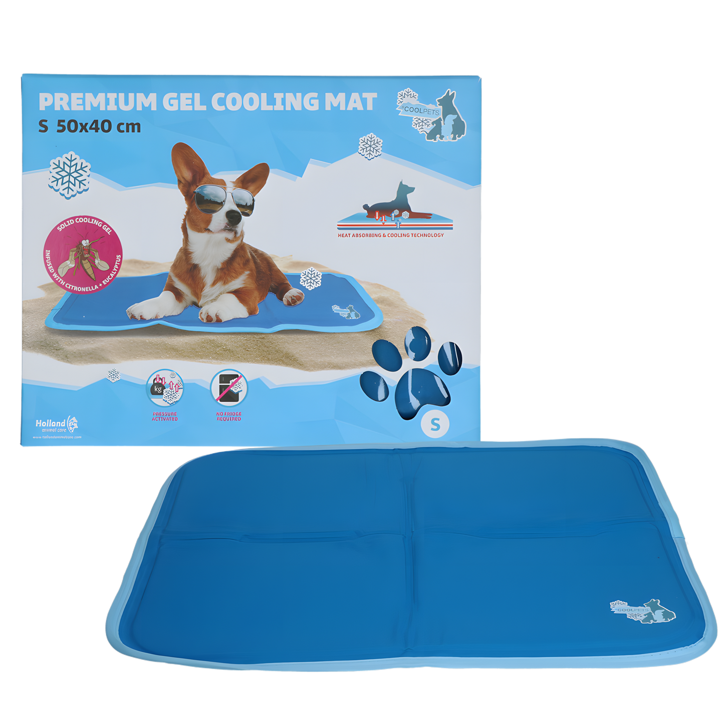 CoolPets Premium Gel Cooling Mat S 40x50cm by Hoffreund