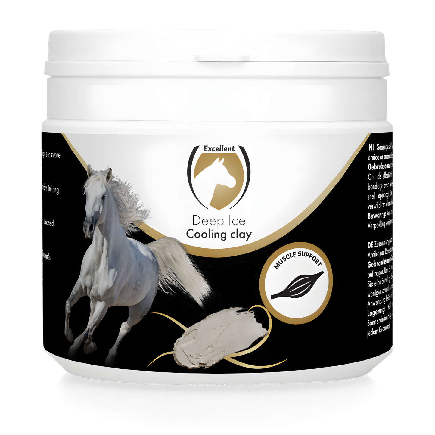 Excellent Horse Deep Ice Kühlende Tonerde 500 g - Kälte Und Wärmeeffekt Nach Dem Training Für Muskeln Sehnen Gelenke by Hoffreund