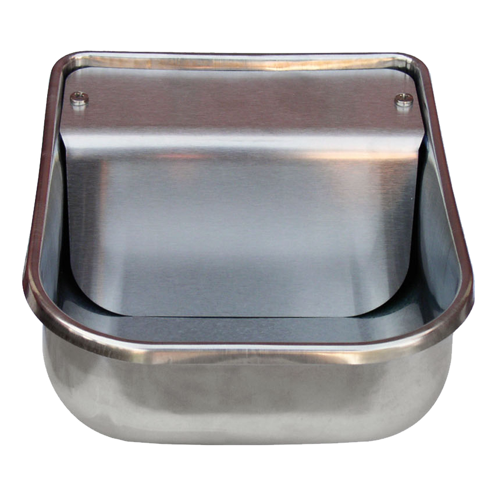 Tränkebecken All Animals mit Schwimmerventil Edelstahl 2 l