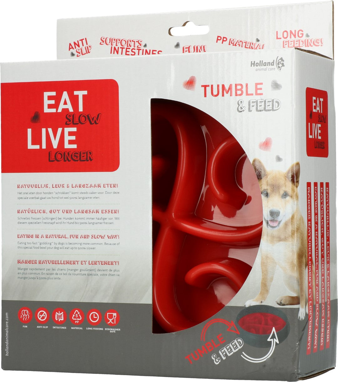 Eat Slow Live Longer Tumble Feeder Rot