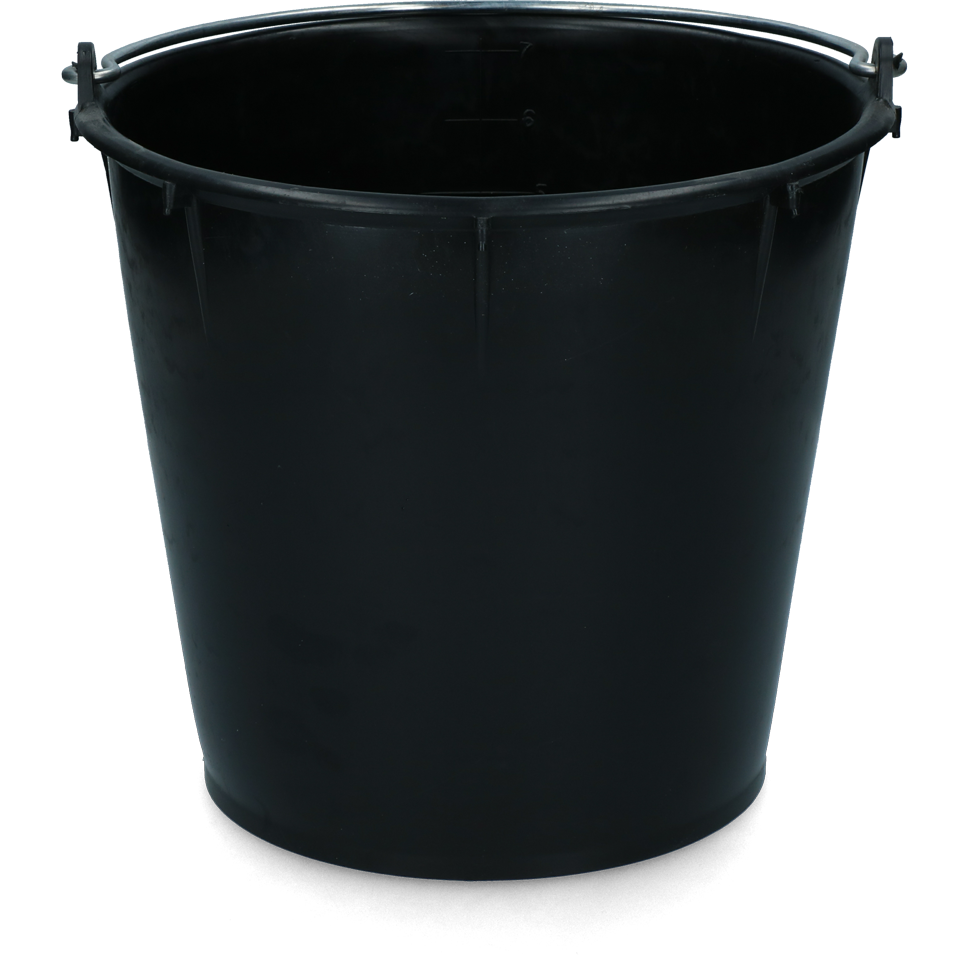 Eimer 7 l mit Griff Schwarz