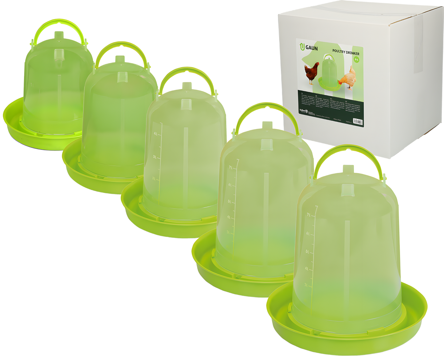 Gaun Geflügel Stülptränke Grün Lemon 8 l by Hoffreund