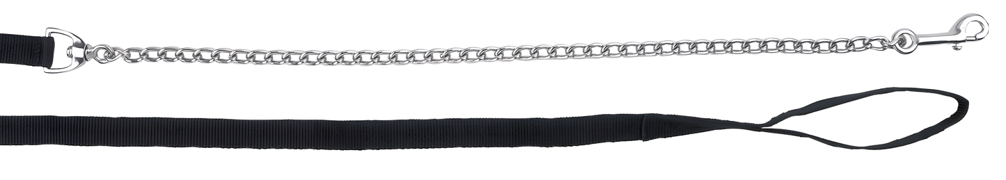 Leitlinie mit Kette Schwarz 250cm by Hoffreund