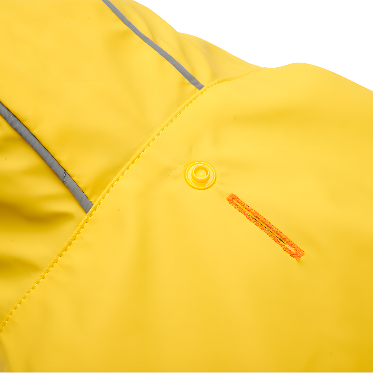 Goo-eez Reflective Hooded Raincoat M Gelb/Grau by Hoffreund