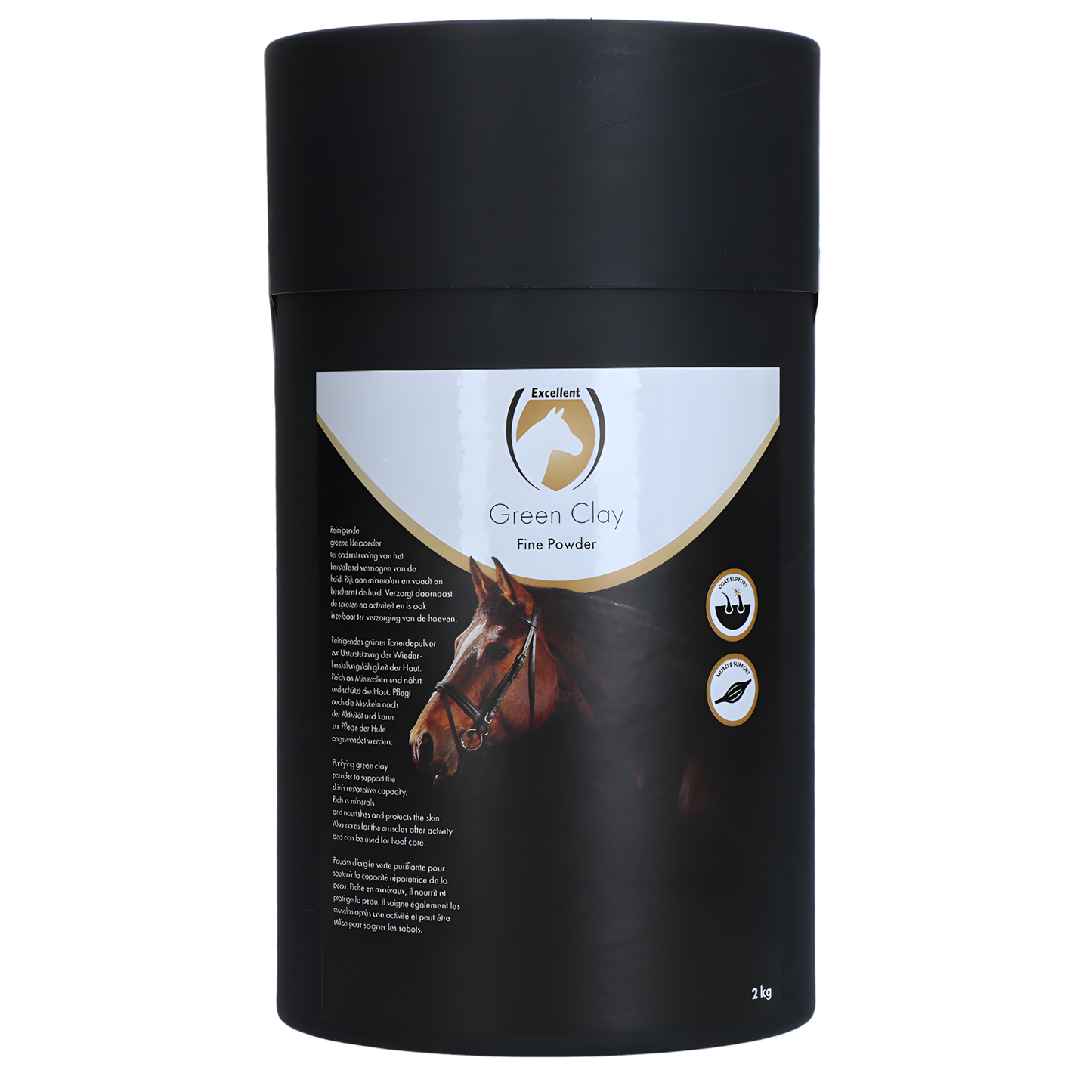 Excellent Horse Green Clay Fine Powder 2 kg by Hoffreund
