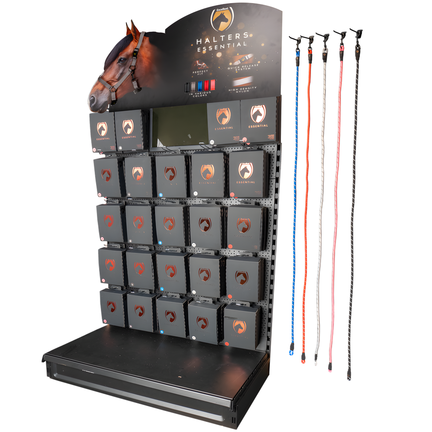 Package Deal Excellent Horse Halfter und Führstrick Essential by Hoffreund