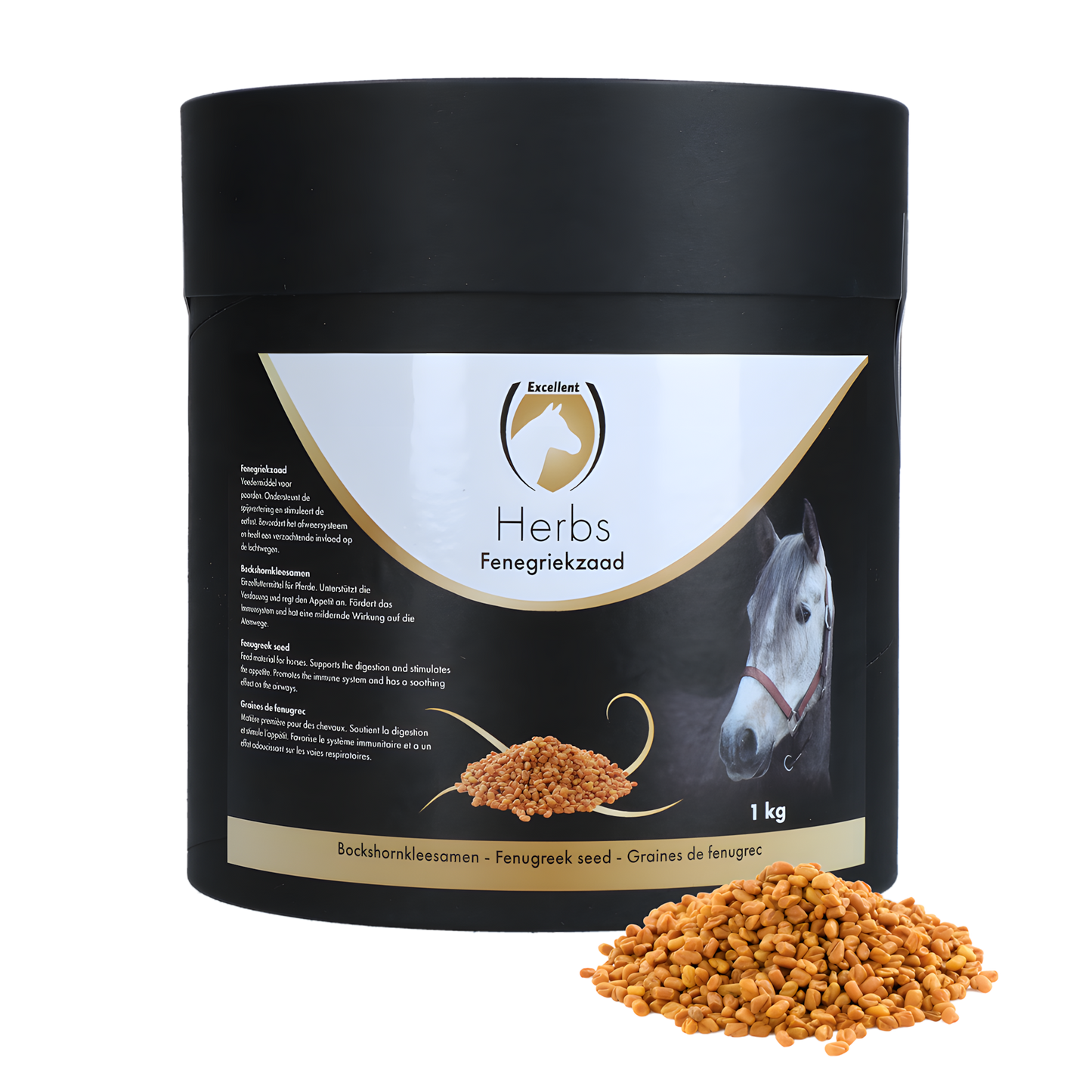 Excellent Horse Herbs Bockshornkleesamen 1 kg by Hoffreund