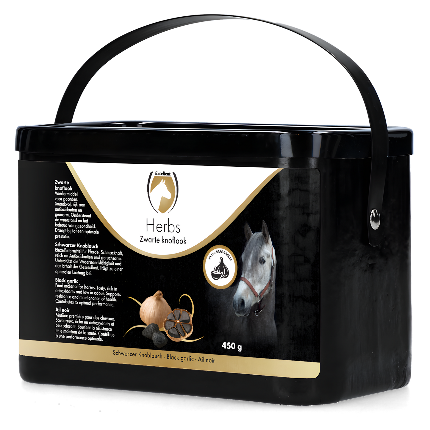 Excellent Horse Herbs Schwarzer Knoblauch 450 g by Hoffreund