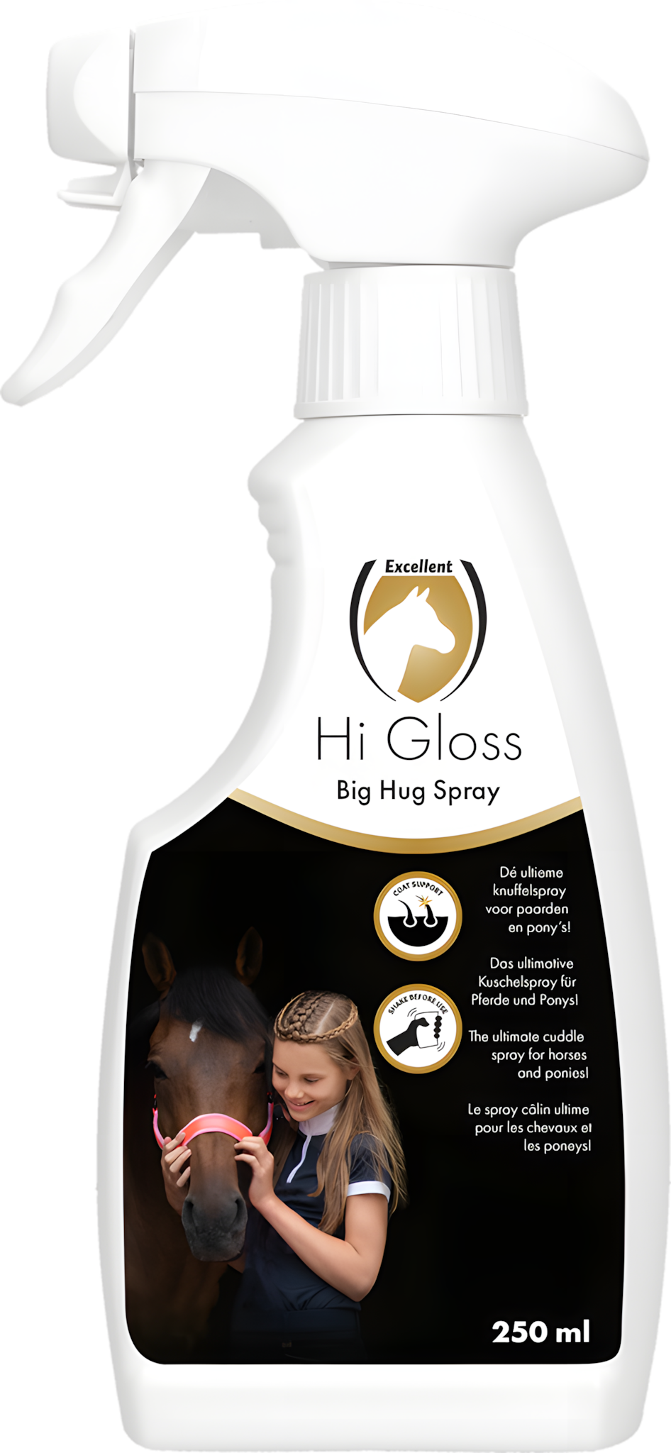 Excellent Horse Hi Gloss Big Hug Spray 250 ml by Hoffreund