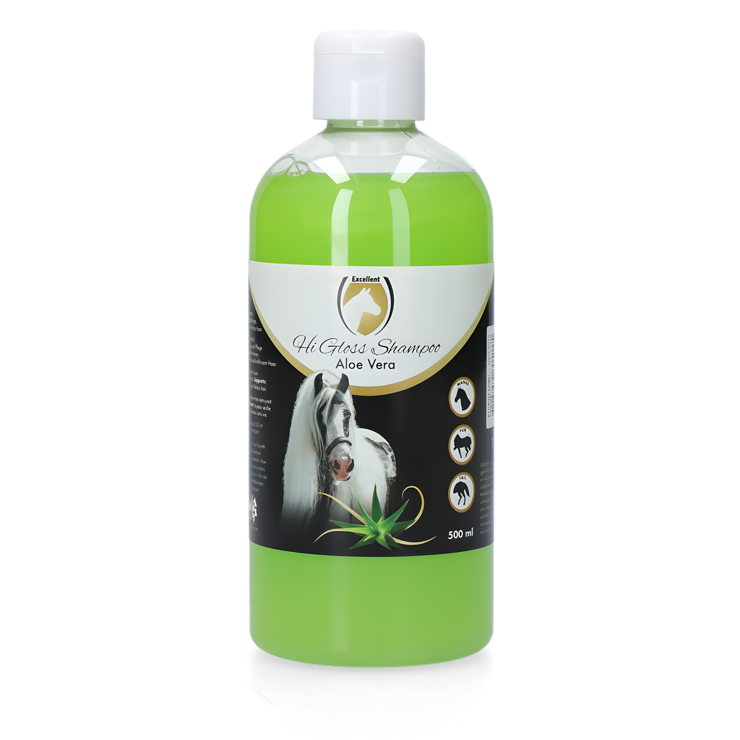 Excellent Horse Hi Gloss Shampoo Aloe Vera 500 ml by Hoffreund