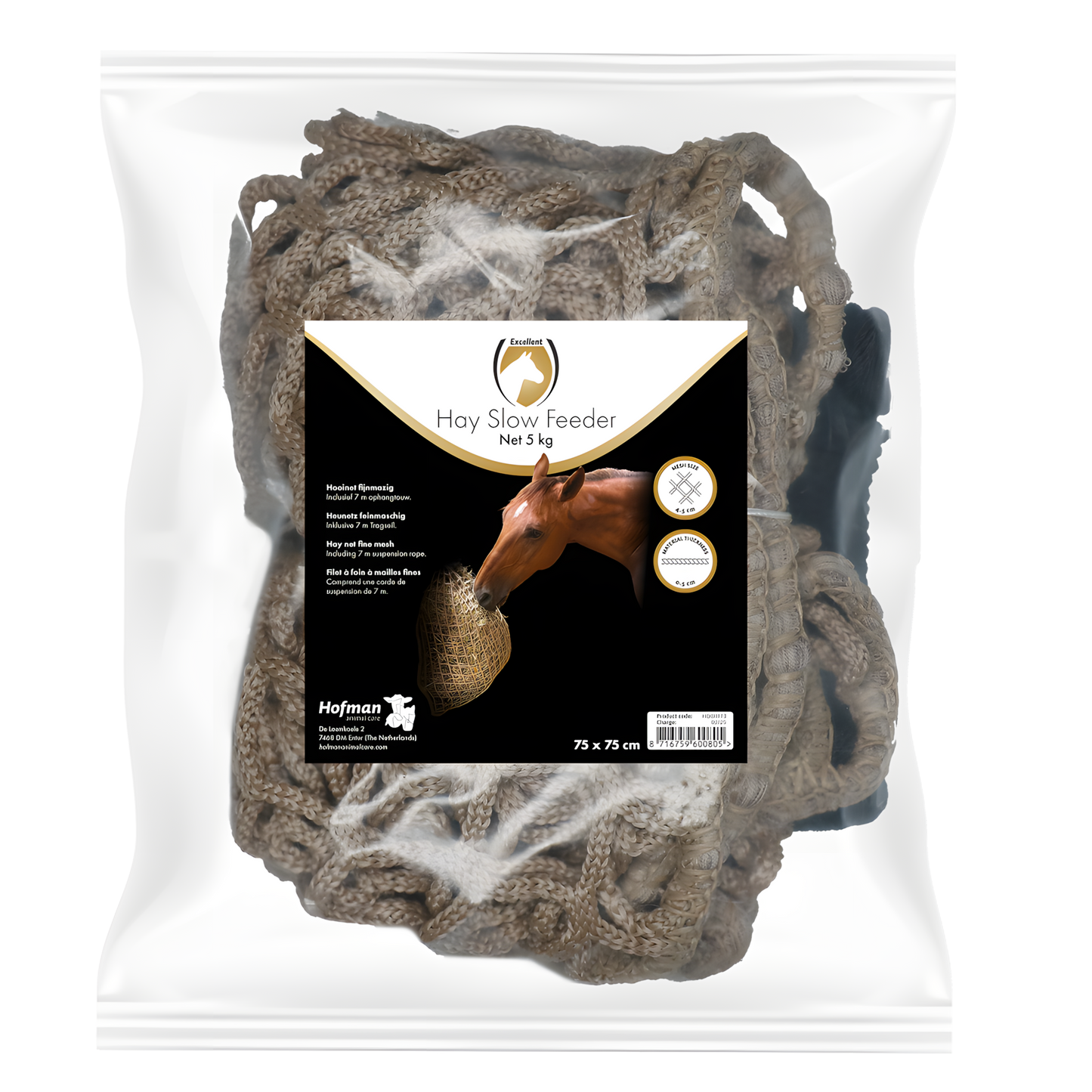 Hay Slow Feeder Net 5 kg (45 mm) by Hoffreund