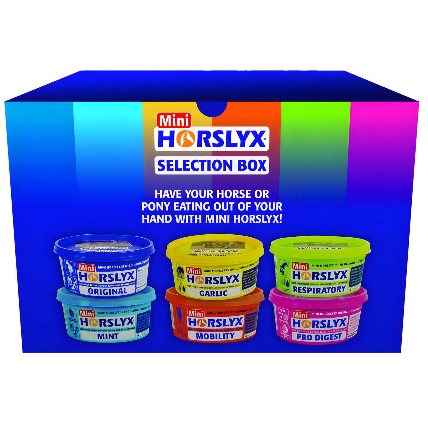 Horslyx Mini Selection Box 6 x 650 g by Hoffreund