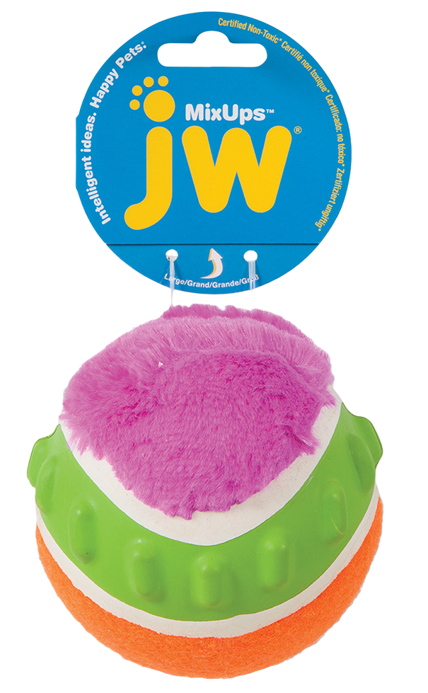 JW Mixups - Ribbed Ball L - 10 cm