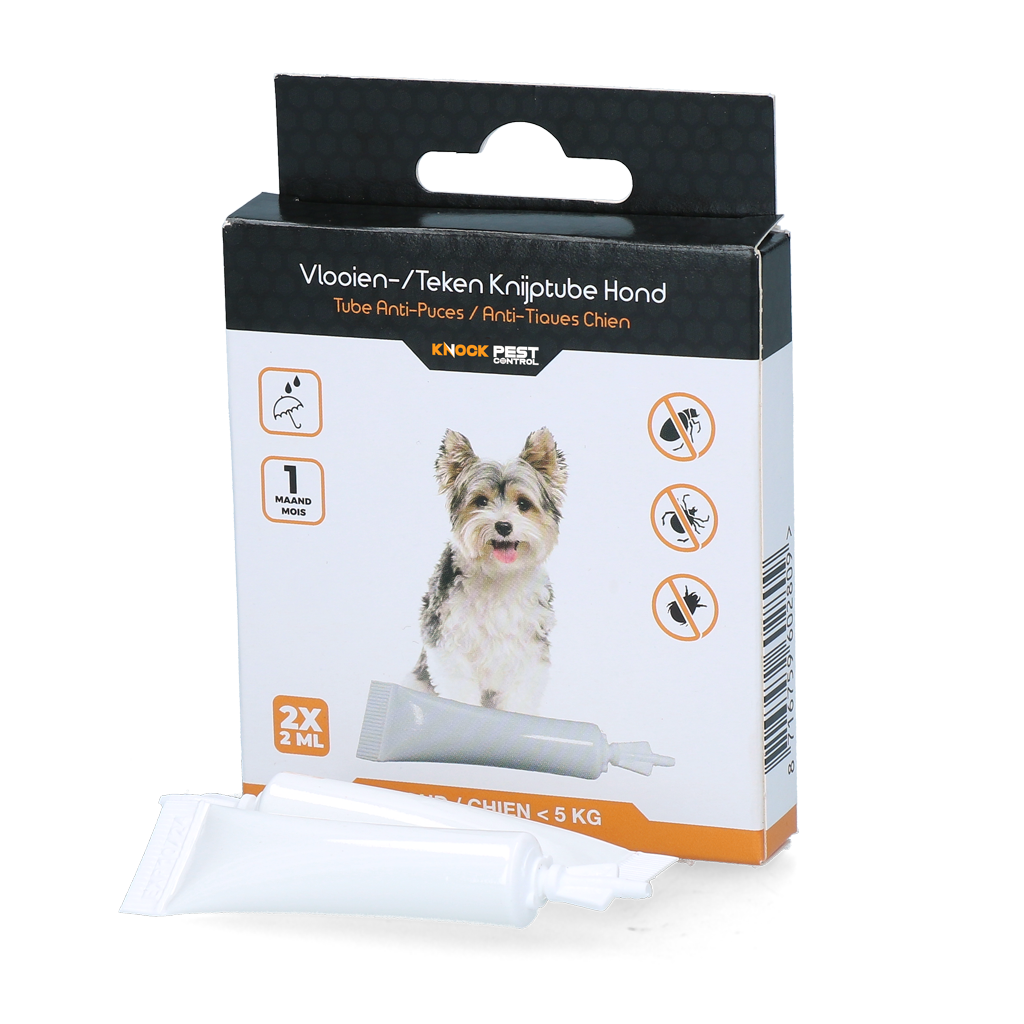Knock Pest Floh-Zeckentube Hund <5 kg NL/FR