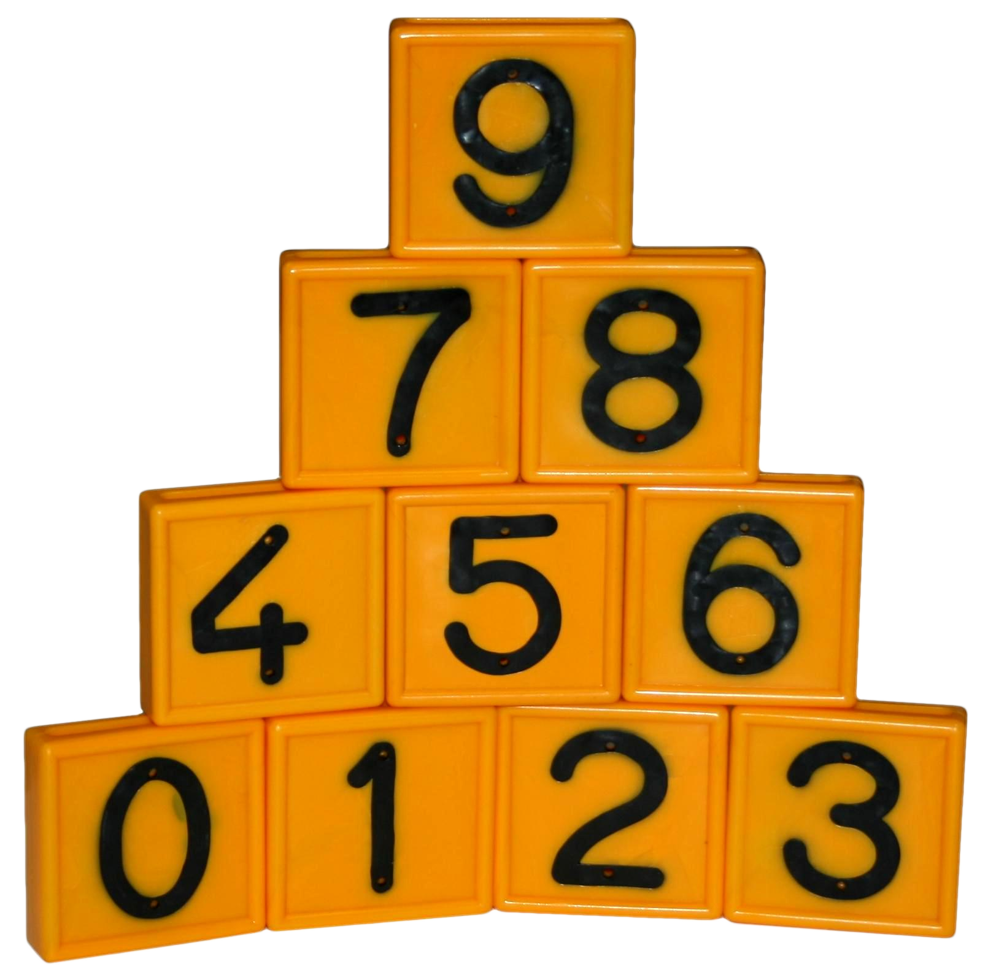 Halsmarkierungsbandnummer zum einschlaufen nr. 1 gelb 6/9