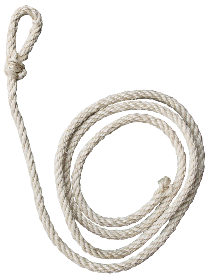 Kuh Seil standard weißer Sisal by Hoffreund