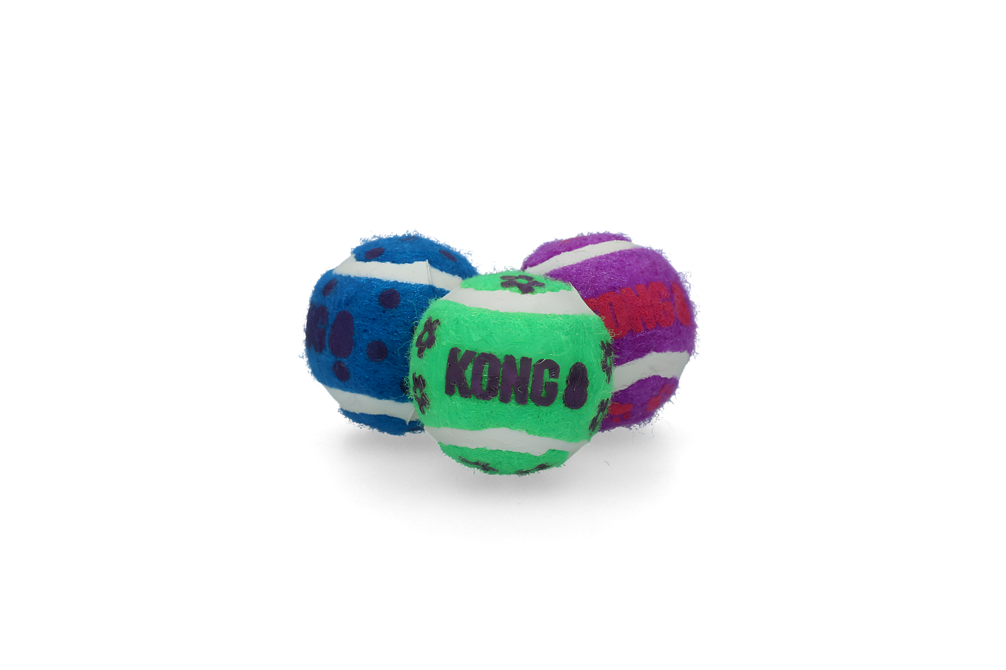 KONG Cat Active Tennis Balls w/ Bells by Hoffreund
