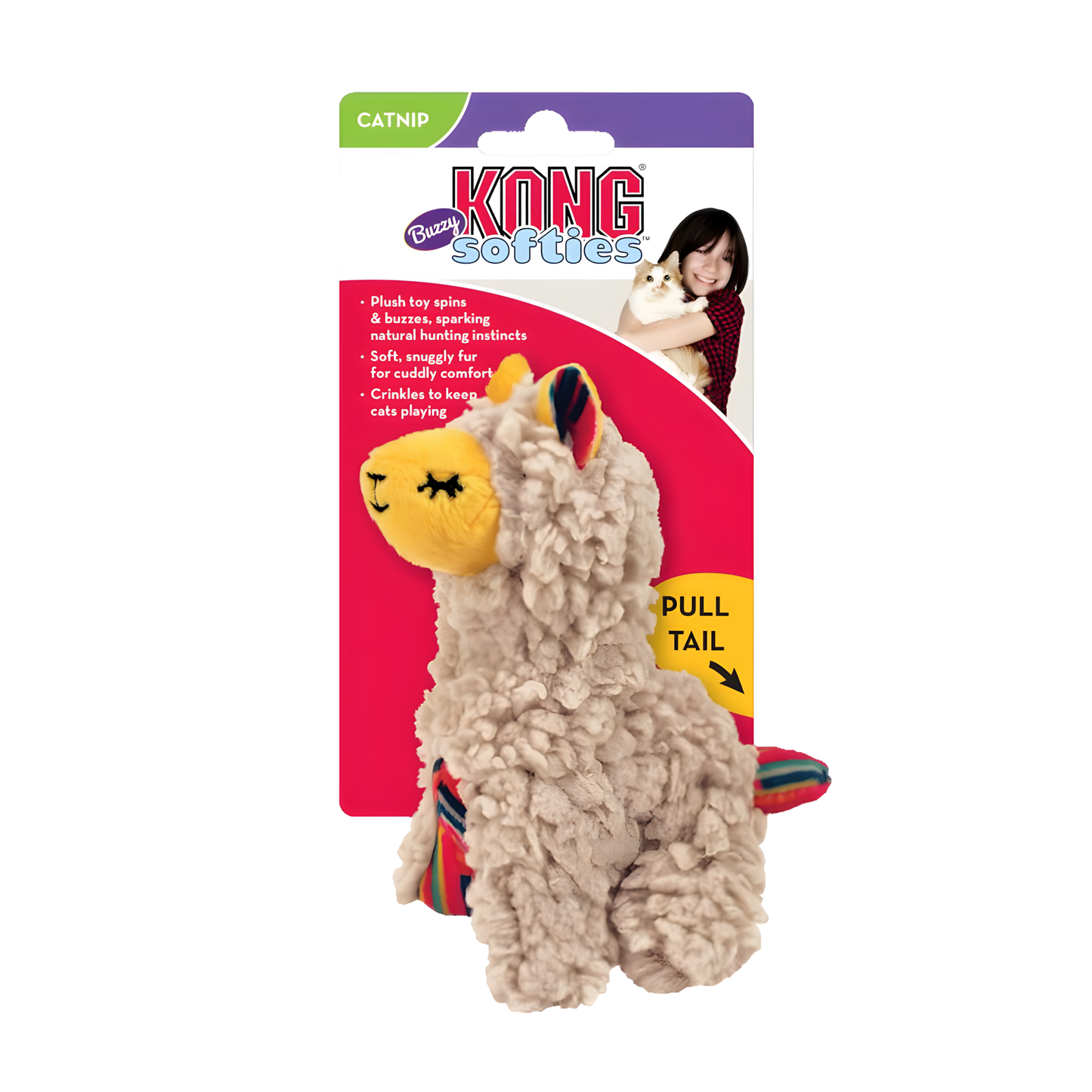 KONG Softies Buzzy Llama by Hoffreund
