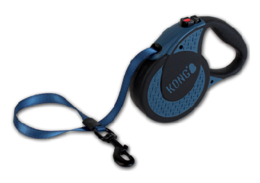 KONG Retractable Leash - Ultimate Blau by Hoffreund