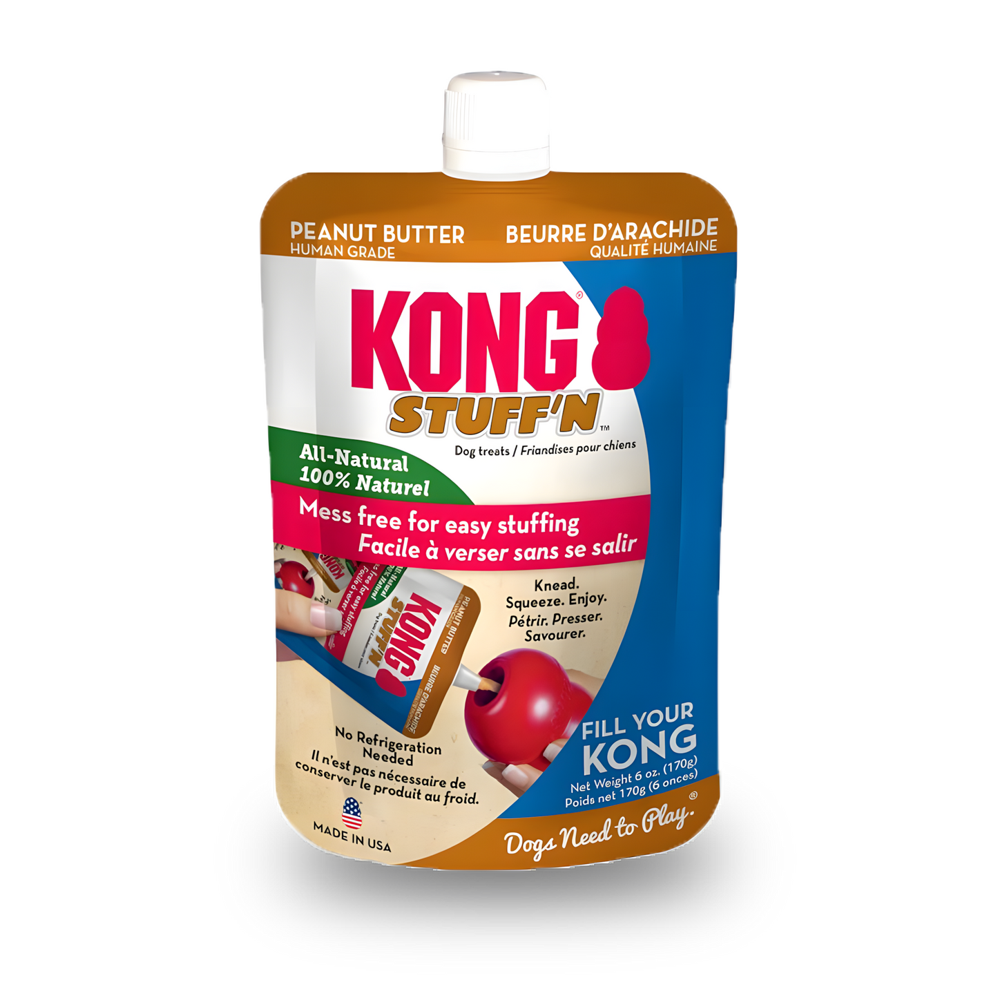 KONG Stuff'N All-Natural Erdnußbutter 170g by Hoffreund