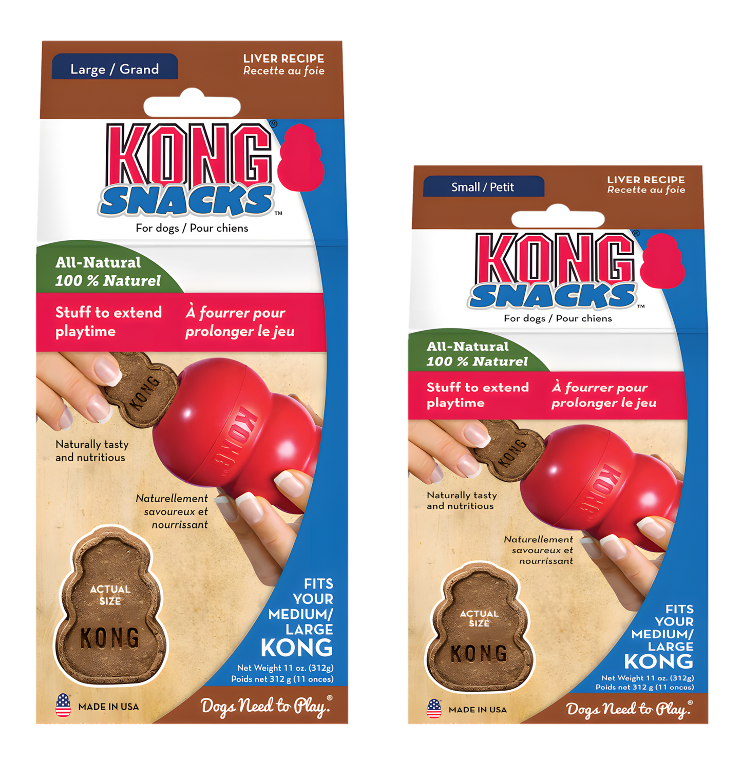 KONG Snacks Liver L by Hoffreund