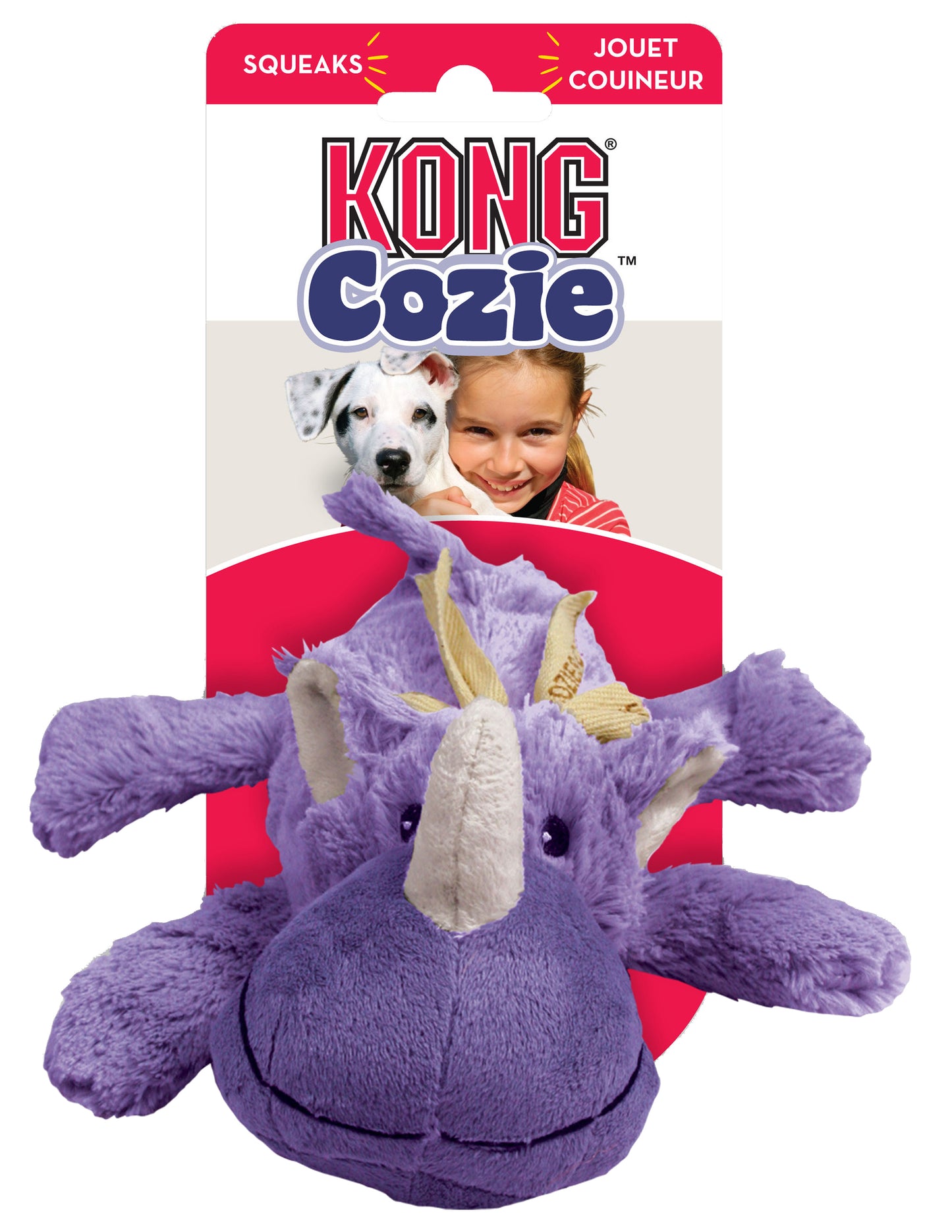 KONG Cozie Assorted Brights M