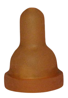 Lammeimer Ersatzsauger gelb/braun kurzes Model