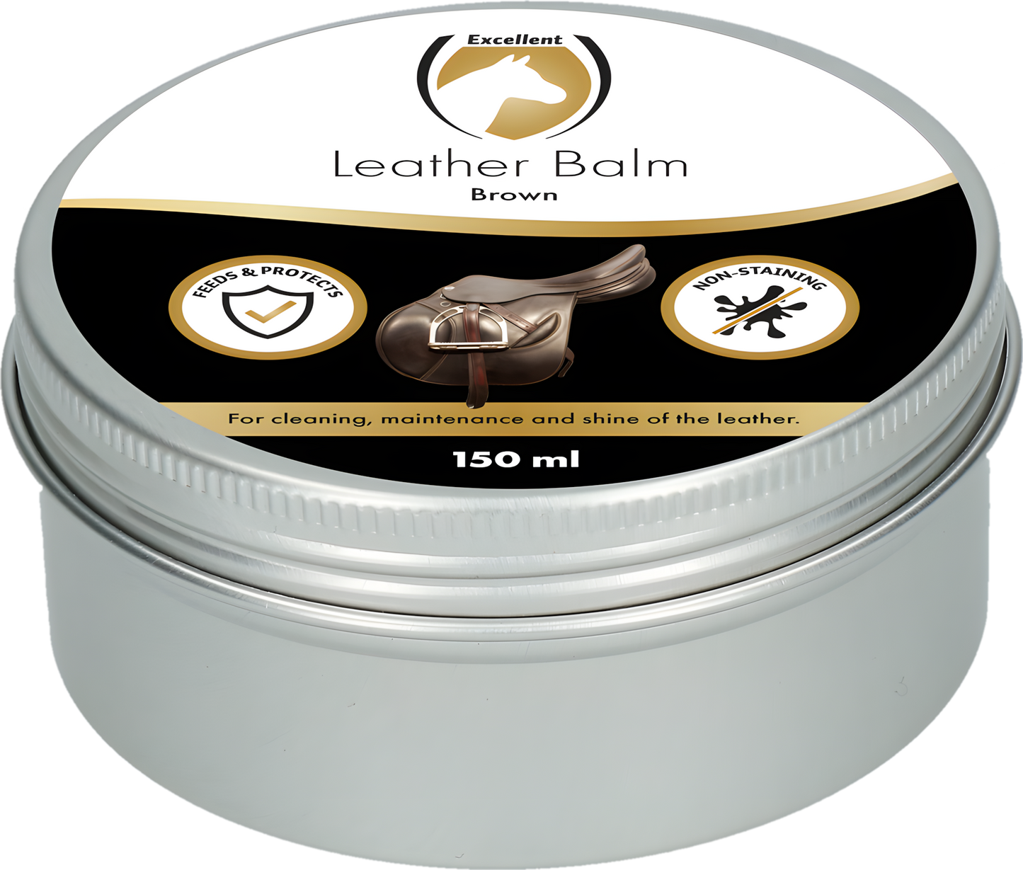 Excellent Leder & Sattel Balm Naturell Braun by Hoffreund