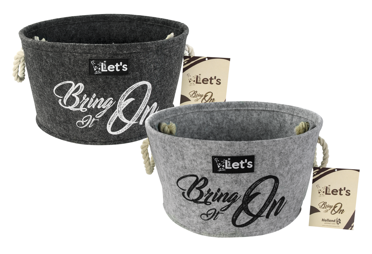 Let's Stuff It Bring it On Grau