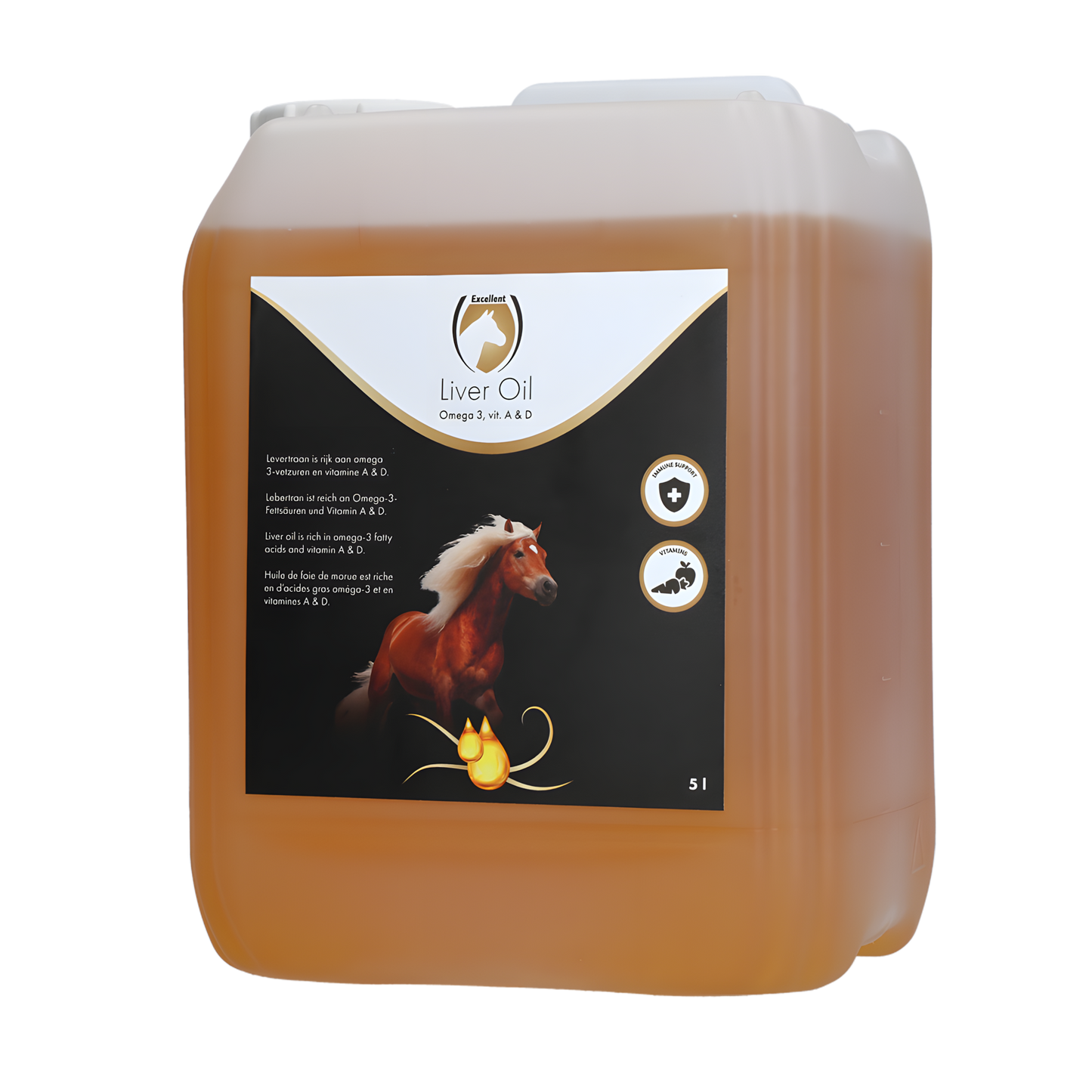 Excellent Horse Liver Oil 5 l by Hoffreund