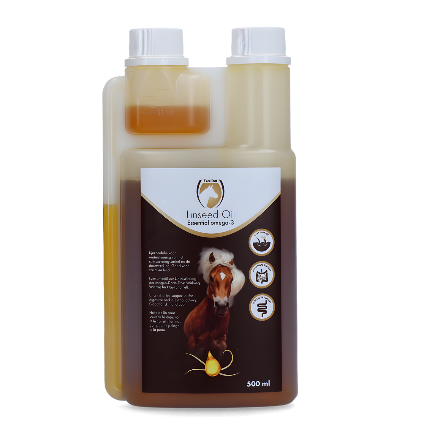 Excellent Horse Linseed Oil 500 ml by Hoffreund