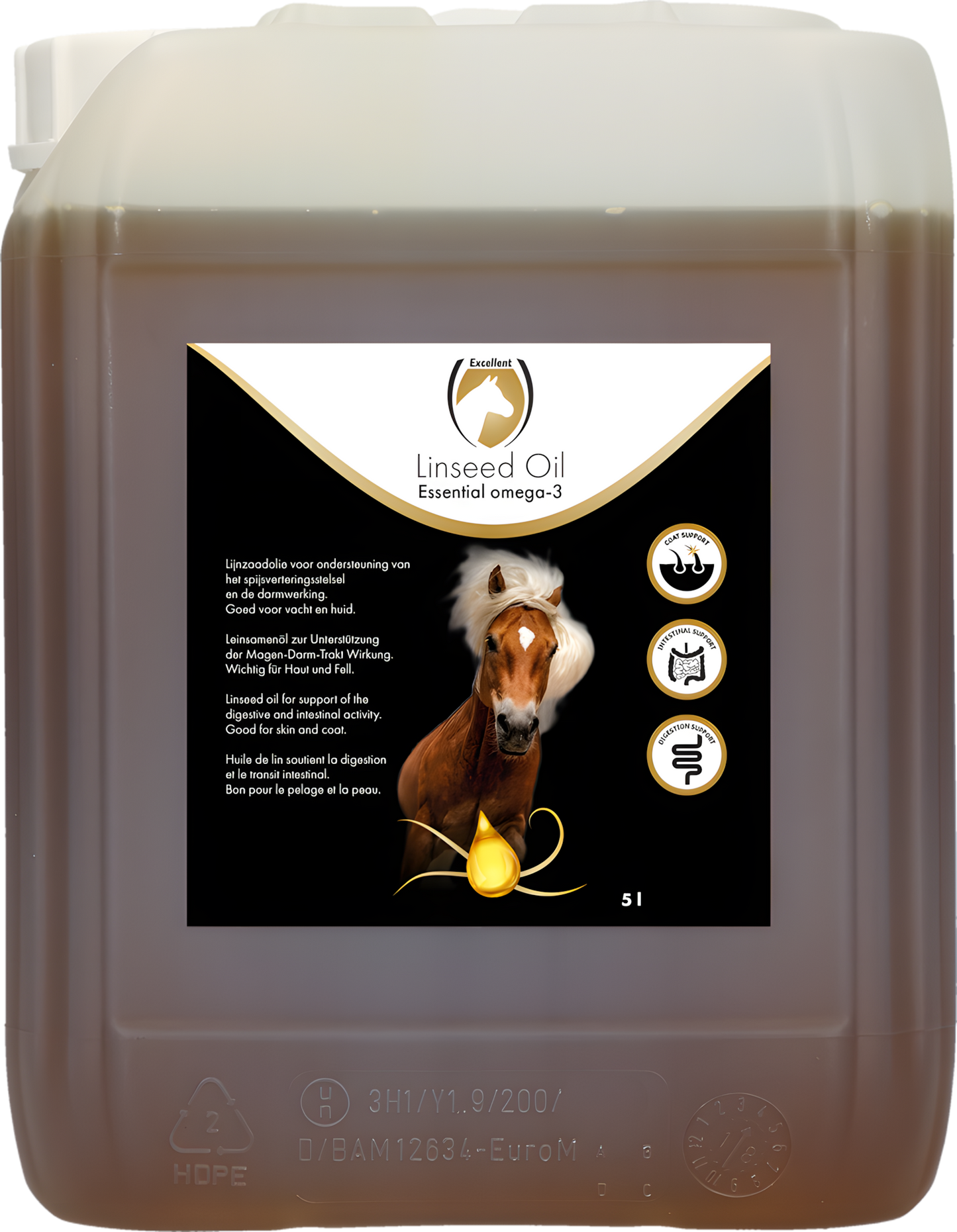 Excellent Horse Linseed Oil 5 l by Hoffreund