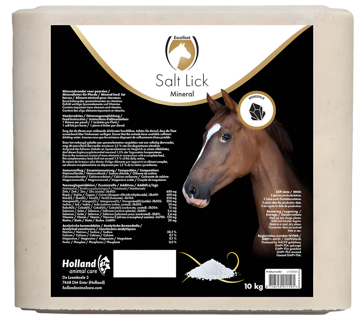 Excellent Horse Salt Lick Mineral 10 kg by Hoffreund