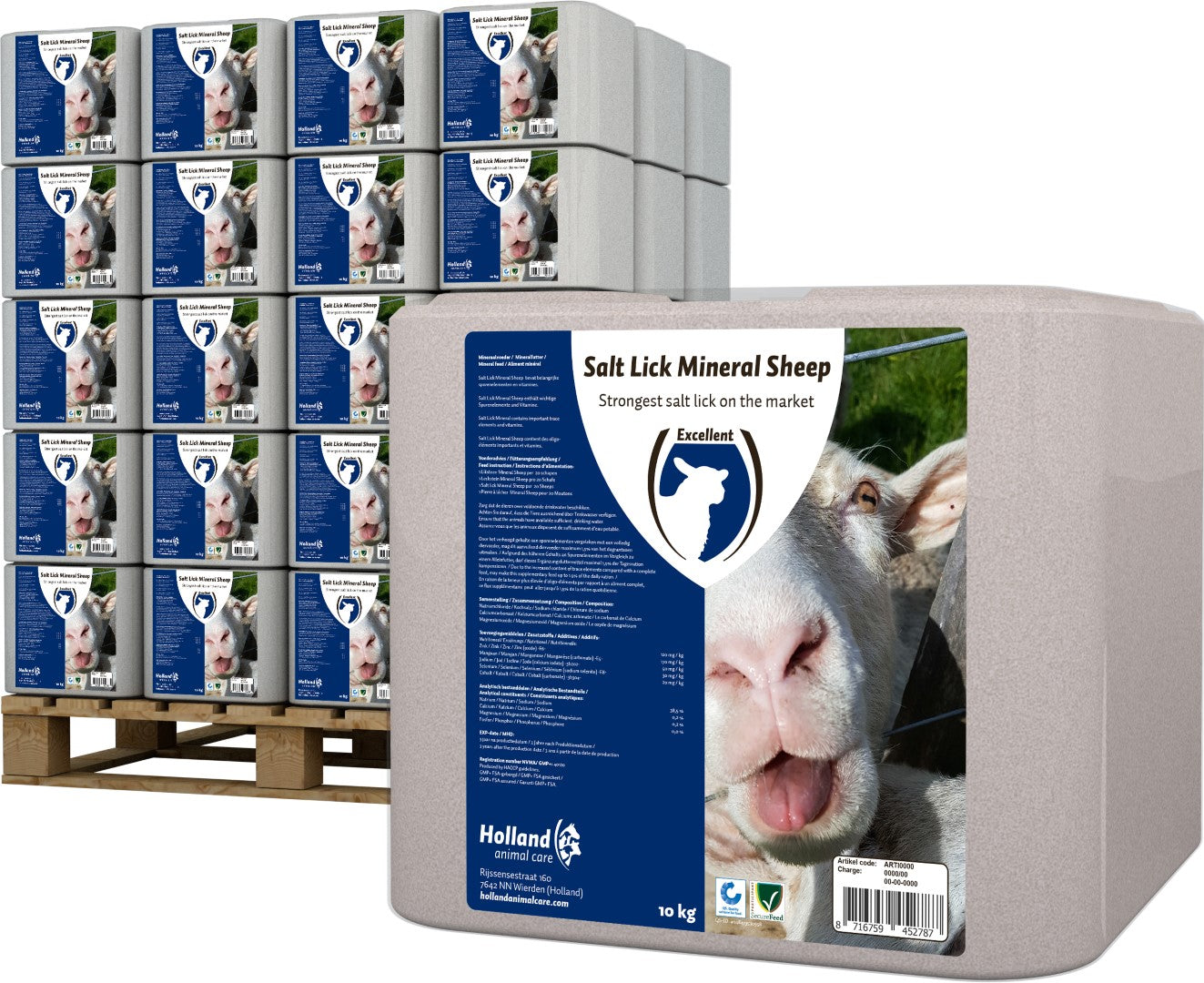 Excellent Leckstein Mineral Schaf 10 kg