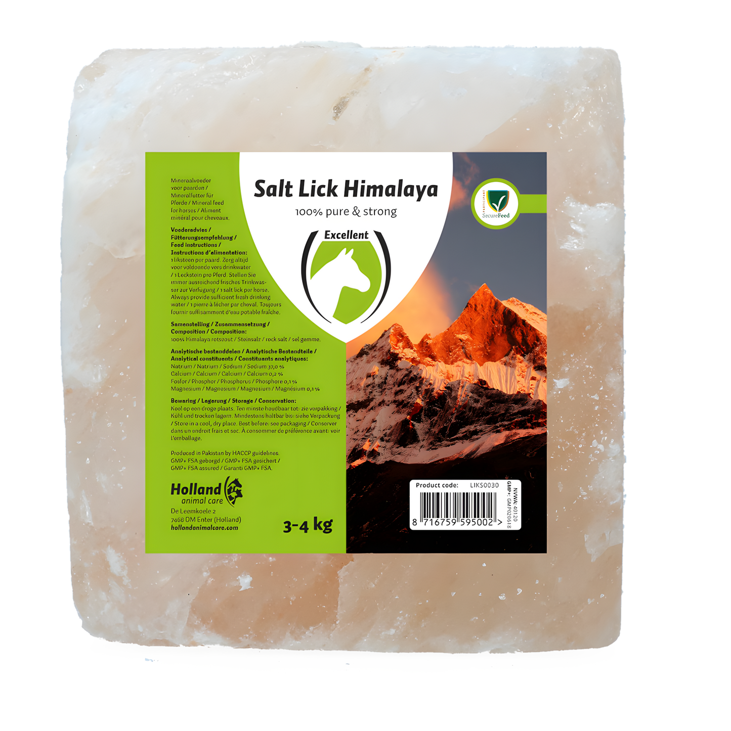 Excellent Horse Salt Lick Himalaya 3-4 kg (Mit Seil) by Hoffreund
