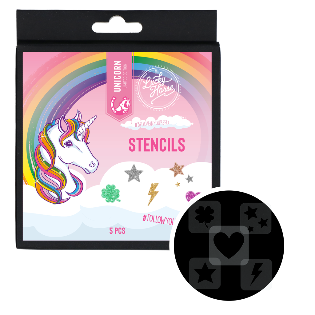 Lucky Horse Stencils 5 Stück