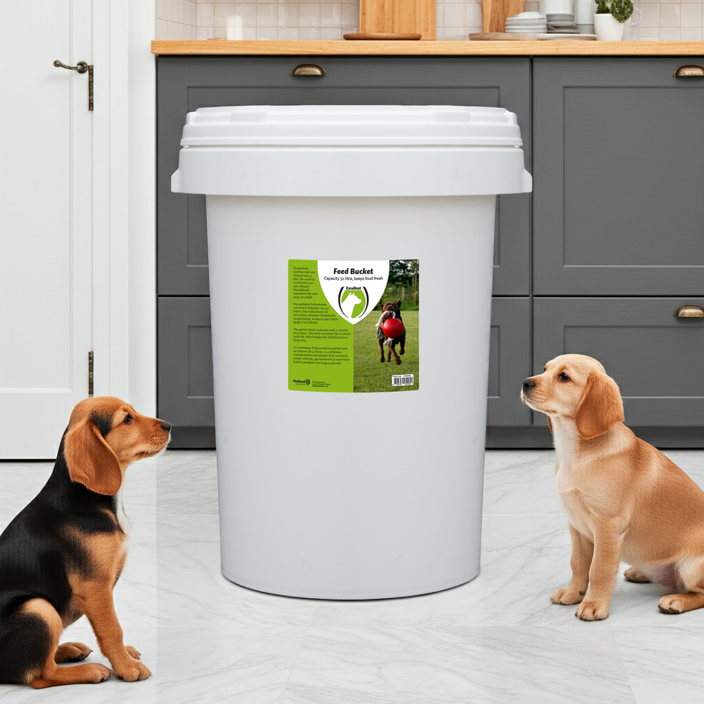 Futtertonne mit Drehverschluß 52 Liter