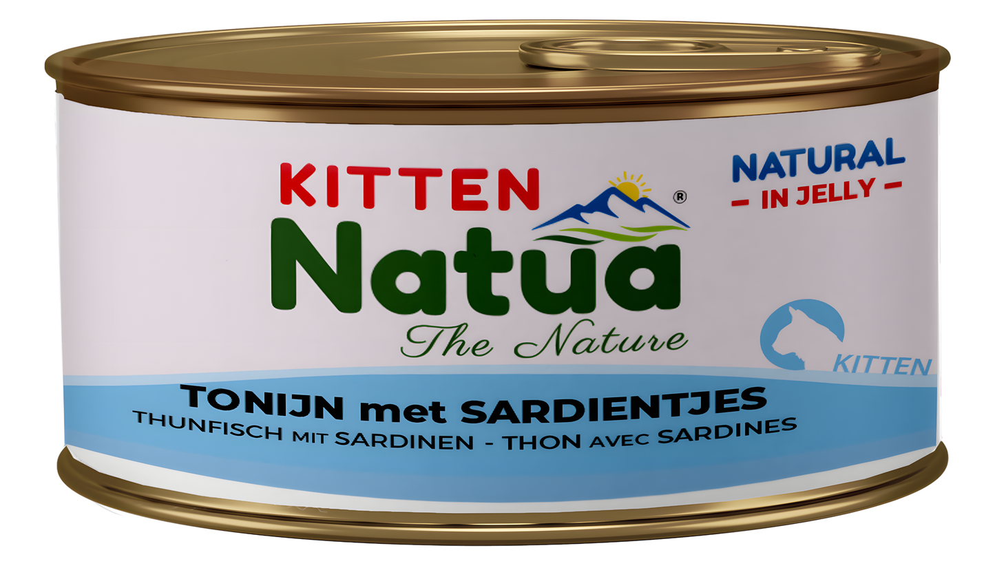 Natua Kitten Jelly Thunfisch mit Sardinen 85 g by Hoffreund