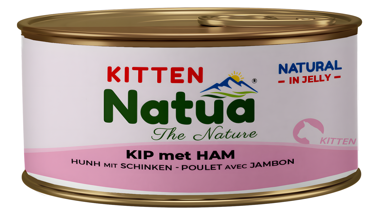 Natua Kitten Jelly Huhn mit Schinken (Kitten) 85 g by Hoffreund