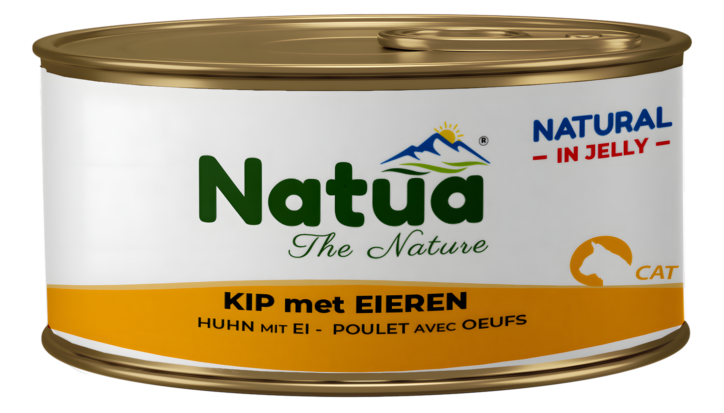 Natua Katze Jelly Huhn mit Eiern 85 g by Hoffreund