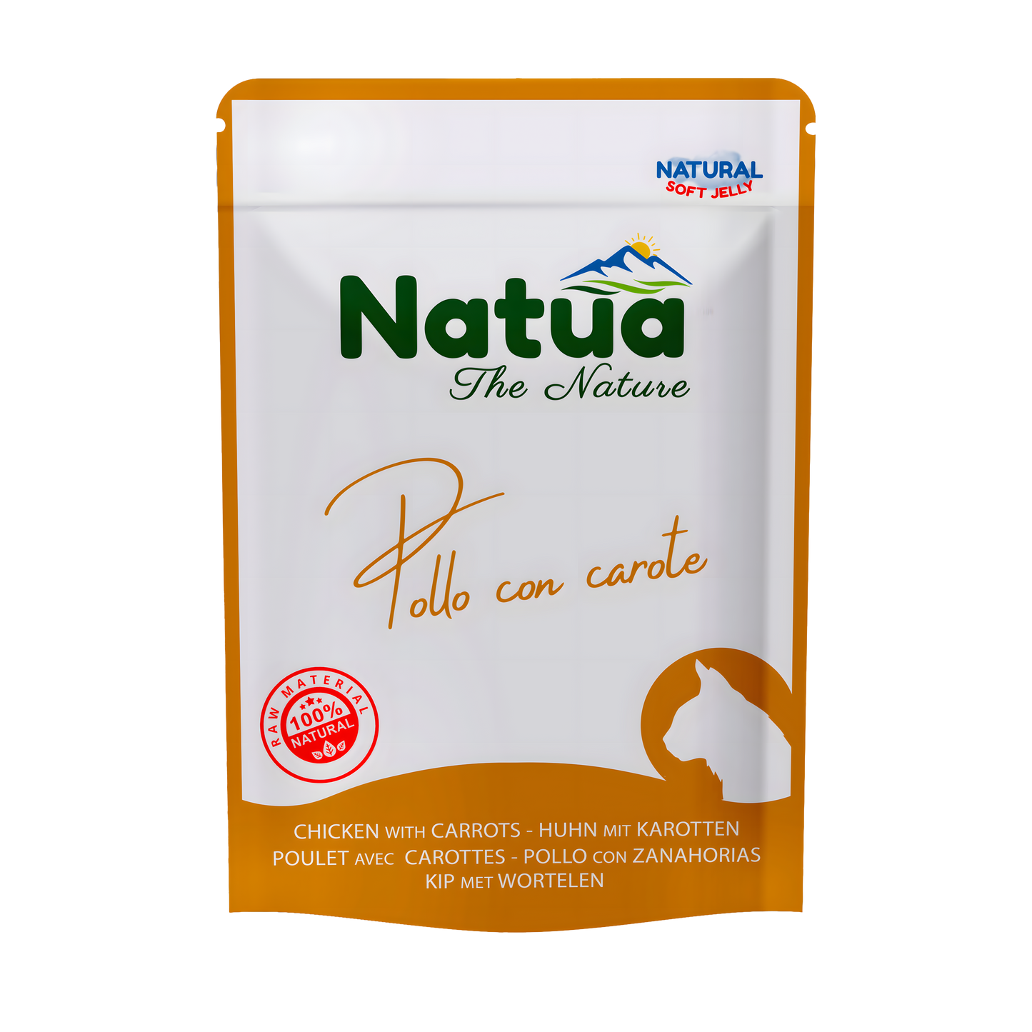 Natua Katze Pouch Hähnchen mit Karotten 70 g by Hoffreund